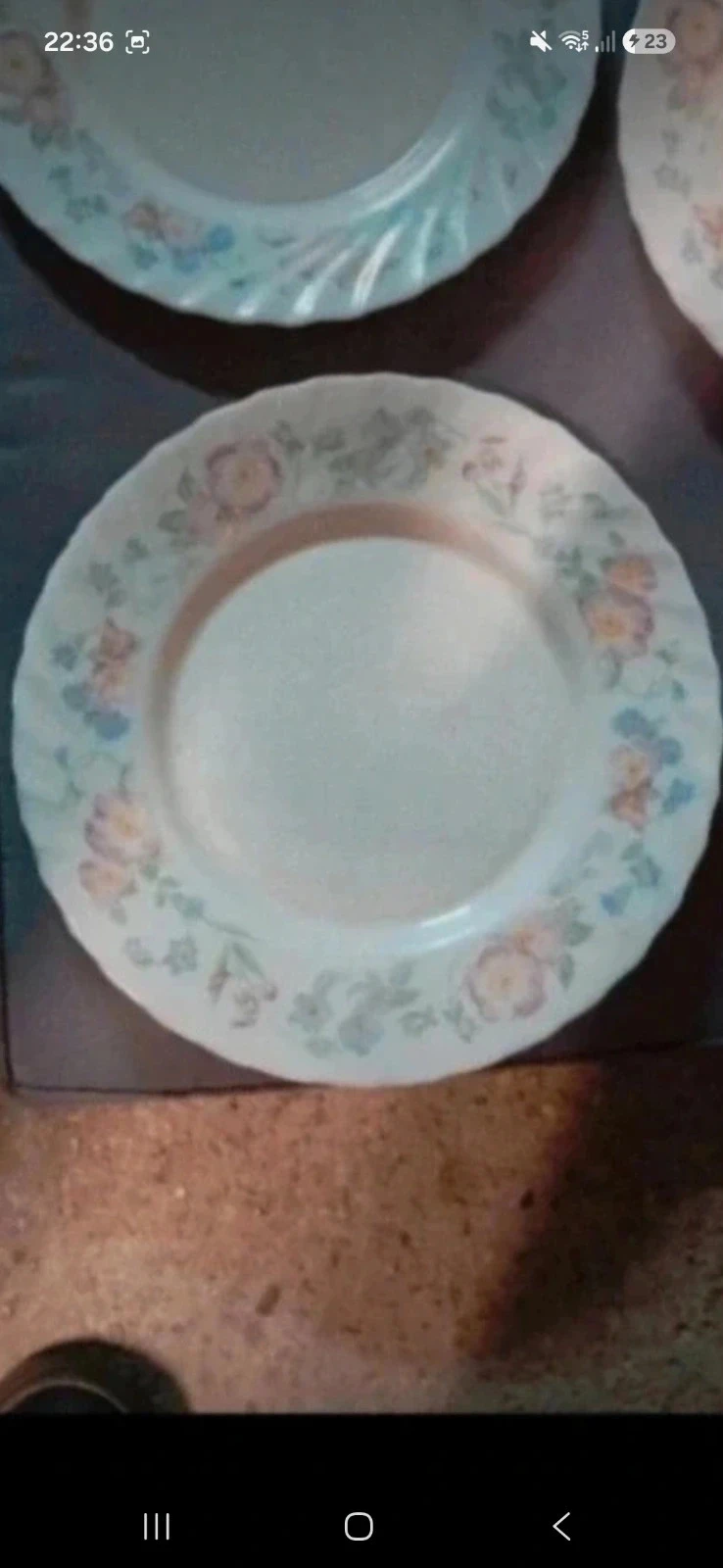 Assiettes arcopal